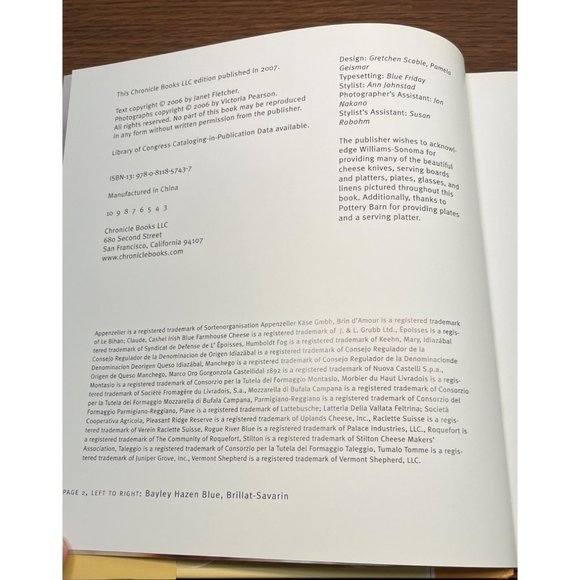 Cheese & Wine A Guide to Selecting Pairing and Enjoying by Janet Fletcher 2006 - Picture 5 of 9